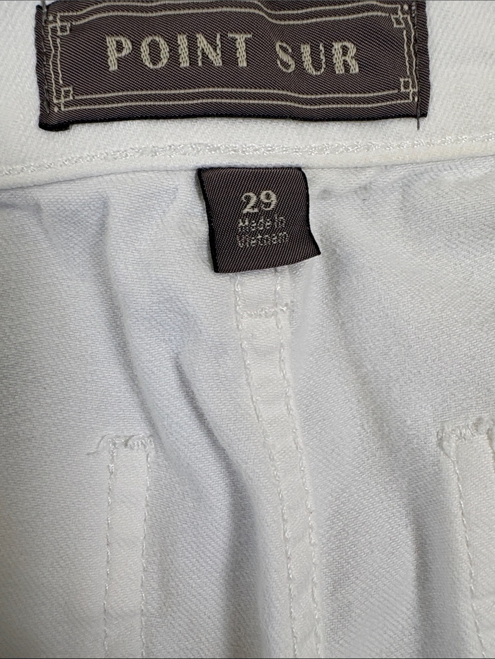 J.Crew Point Sur High-Rise Wide-Leg Crop Jeans in White Size 29 - Picture 2 of 9